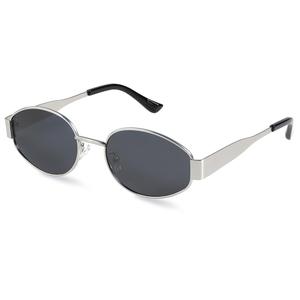 livho Retro Polarized Sunglasses - UV400 Protection, Oval Shape, Metal Frames - Matching Soft Case Inlcuded
