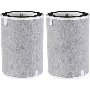 2Pack HE2FKPET Filter for Shark Clean Sense IQ Air Purifier Max HP201 | Compatible with HP201 HP202 HP232 UA205 AP1000 HC500 501, Relaces HE2FKBAS HE2FKBASMB