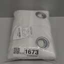 NICETOWN White Sheer Linen Curtains for Living Room 84 inch Length 2 Panels Set, Grommet Semi Sheer Privacy with Light Filtering Flax Window Treatments for Bedroom, W52 x L84