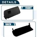 Dash Glove Box Door Lid Cover for BMW X3 F25 2011-2017 Sturdy No.51166839000 | Glove Compartment Lid Black 1pc for BMW X4 F26 2015-2018