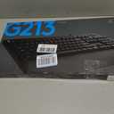 Logitech G213 Prodigy Gaming Keyboard - Wired RGB Backlit Keyboard with Mech-Dome Keys, Palm Rest, Adjustable Feet, Media Controls, USB, Compatible with Windows Black