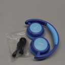 iClever BTH22 Kids Bluetooth Headphones, 60H Play Time, USB C Fast Charging, Bluetooth 5.4, AUX Cord,Safe Volume 74/85 dBA,Toddler Headphones for iPad/Tablet/Travel/School, Blue