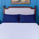 NTBAY Queen Pillowcase Set - 4 Pack Brushed Microfiber 20x30 Pillowcases - Soft, Wrinkle-Free, Fade-Resistant, Stain-Resistant, Navy Blue Pillowcases with Envelope Closure - 20x30 Inches, Navy Blue