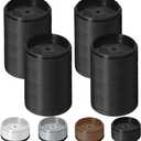 Bed Risers 1 inch, 2 inch, 3 inch, 4 inch Heavy Duty, Adjustable Furniture Riser for Table Desk Couch Sofa Chair Refrigerator Washing Machine, Stackable Bed Raisers Blocks (Black 4 Pack, 1+1+1+1 inch)