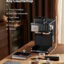 UDI 20Bar Espresso Machine with 20 Grind Settings - Touchscreen Control, Auto Grind (Single/Double Cup), Steam & Self-Cleaning, Quick Brew Café-Quality Coffee Maker for Home​