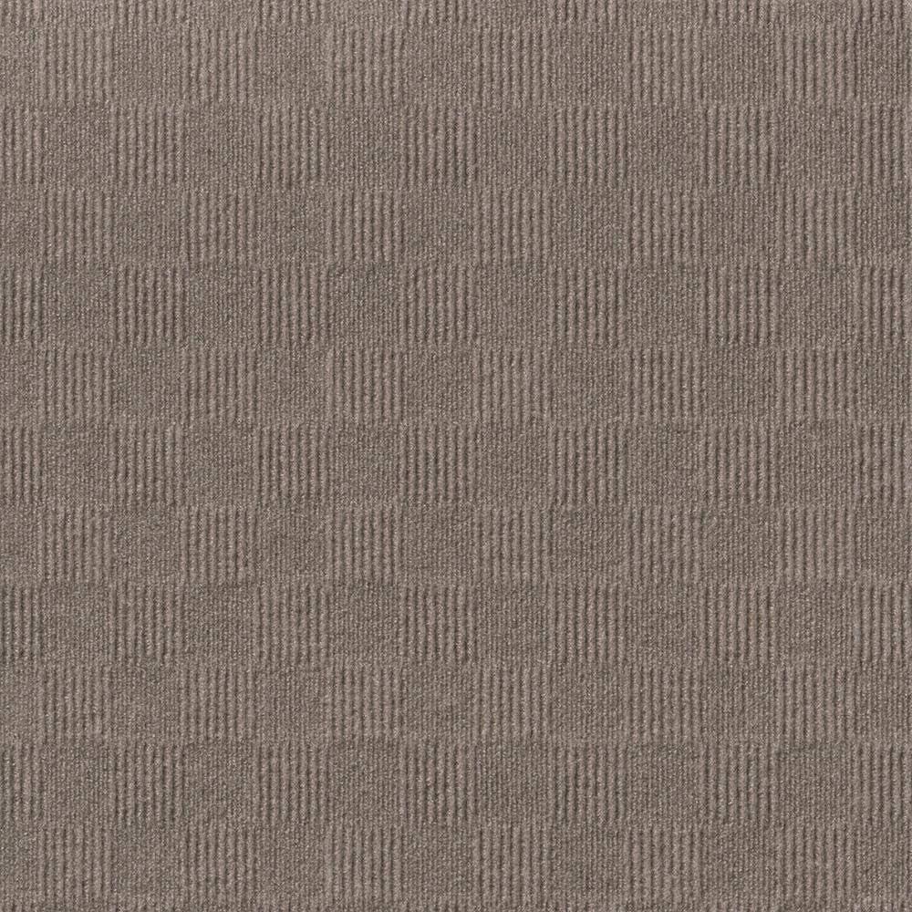FOSS Floors 7CDMN4015PK Crochet Peelnstick Tiles N40,Taupe,PK15 (24"L x 24"W)