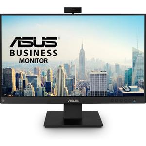ASUS BE24EQK 24 Business Monitor with 1080P Full HD IPS, Eye Care, DisplayPort HDMI, Frameless, Built-in Adjustable 2MP Webcam, Mic Array, Stereo Speaker, Video Conference,Black