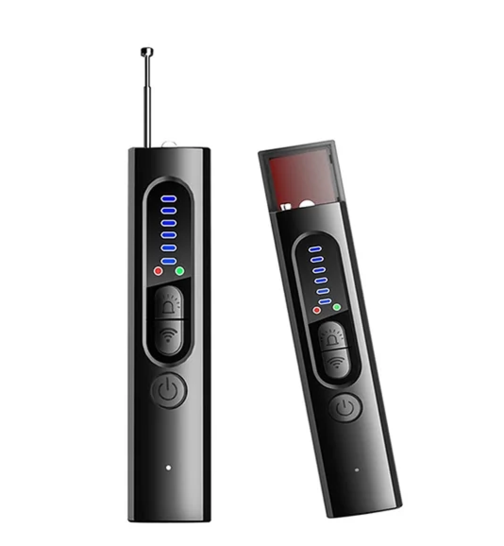 Camuitry Hidden Camera Detector RF Bug Detector & Wireless Signal Scanner | Spy Camera Finder for Office, Bathroom, Travel | 5 Sensitivity Levels | 25 Hour Battery (Black)