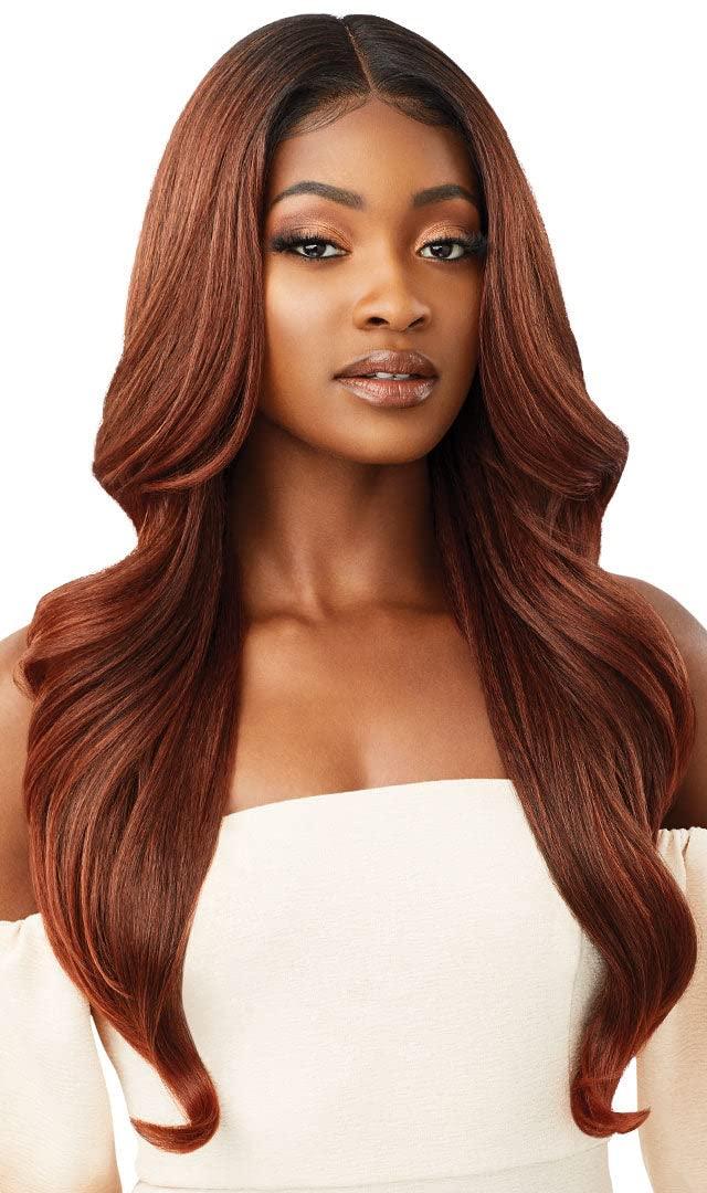 Outre melted Hairline Lace Front Wig Frontal Effect Hairline HD Transparent Lace SERAPHINE (1B) Outre melted Hairline Lace Front Wig Frontal Effect Hairline HD Transparent Lace SERAPHINE (1B)