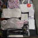 Kids 100 Days of School Costume for Girls, Old Lady Costume wig cardigan sweater and Granny Grandma Set for Child, 120