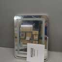 halumao Vanity Mirror with Lights, 14.5" Light Up Makeup Mirror, LED Makeup Mirror with Lights for Bedroom Tabletop, Smart Touch Control 3 Colors Dimmable, 360° Rotation