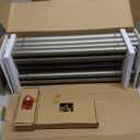 TONIAL1 Inch Double Curtain Rods for Windows 66 to 120 Inches (6-12ft), Heavy Duty Decorative Drapery Rod for 32 to 144 Inches (5.75-11.7ft) with Classic Cap Finial, Antique Silver