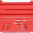 DPTOOL Carburetor Adjustment Wrench Tool 14 Inches Long 90 Degree Bevel Screwdriver Portable Multi-Purpose Screwdriver Kit For Moto Snowmobile, Phillips & Slotted Bits