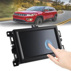 7" Uconnect Touch Screen Display with Bracket for 2017-2020 Jeep Compass TDO-WXGA0700K00057-V1 TDO-WXGA0700K00033-V2 ACT3S5370FPC-A1-E fit Radio Navigation