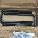 Rough Country Universal Square U-Bolt Kit - 3" W x 10" L (Inside), 9/16" Thread, Set of 4 Suspension U-Bolts
