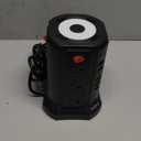 Surge Protector Power Strip Tower with 5 USB Ports and Night Light, 10FT Extension Cord with 12 AC Multiple Outlets, PASSUS Power Tower, Overload Protection for Home Office Dorm Room (Black)