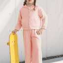 Mioglrie Girls Clothes 4T 5T Fall Winter Girl Outfit Toddler Girl Clothes Size 6 7 8 Sweatshirt Pant Clothing Sets