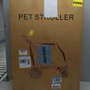 Dog Stroller for Large Dogs, 100 Lbs Capacity Heavy Duty Extra Large Pet Stroller for Medium Dogs, All Terrain Dog Wagon Cart with 12" PU Wheels, Shock Absorption, Adjustable Handle, Black