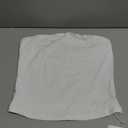 Trendy Queen Womens Tube Tops Strapless Crop Tops Basic Backless Sleeveless Bandeau Going Out Cute 2025 Summer Outfits Size XS