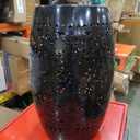 Christopher Knight Home Ruby Outdoor 12" Iron Side Table, Black, 12.25" x 12.25" x 18"