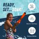Stream Machine DB-1500 Water Blaster 2 Pack, Water Gun Squirt Gun Set, Hydrobolic Water Launcher, Shoots Up to 70 Feet, Easy Fill for Pool, Lake, Ocean & Beach, Ages 8+