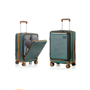 Brand: Kmvazcd
Carry On Luggage Airline Approved, 20 Inch Expandable PC Hardside Lightweight Suitcases with Spinner Wheels and TSA Lock (Dark Green, 20 Inch)