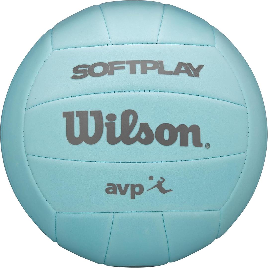 WILSON AVP Soft Play Volleyball - Official Size, Blue