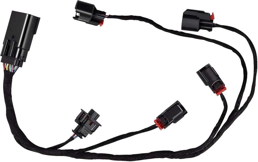 Fuel Injector Right Rail Harness Compatible with Cadillac Chevrolet GMC 5.3l 6.2l 6.6l 2014-2023,Replace M73115 HM10027 HPM1035 HPM1036(Right Side Connect to GDI fuel Pump,Not For Left Side)