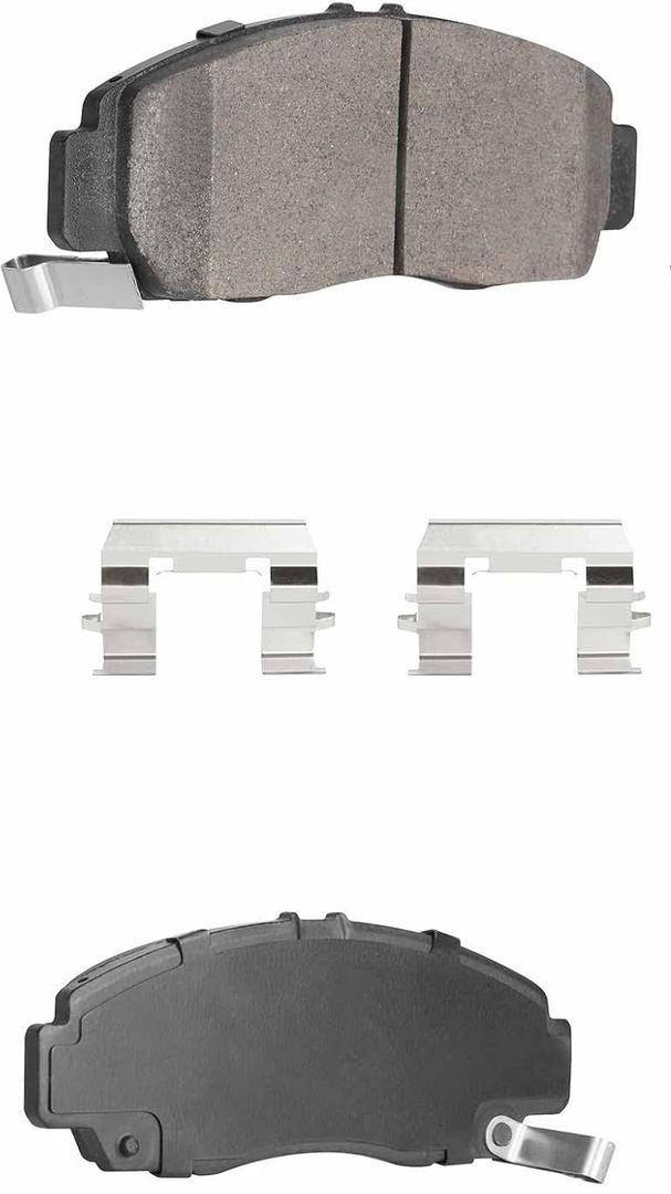 2PCS Front Ceramic Brake Pads Fit for Acura CL 2001-2003 for Honda Accord 2003-2011 for Acura TSX 2004-2010 2PCS Front Ceramic Brake Pads Fit for Acura CL 2001-2003 for Honda Accord 2003-2011 for Acura TSX 2004-2010