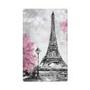 2 x Art Watercolor Paris Eiffel Tower Single Blank Switch Cover Decorative Wall Plate One Gang Light Switch Outlet Faceplate for Home Bedroom Decor 4.50" x 2.76"