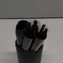 BS-MALL Makeup Brush Set 18 Pcs Premium Synthetic Foundation Powder Concealers Eye shadows Blush Makeup Brushes with black case (C-Black