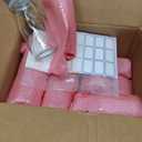 12 Pack 200ml Glass Milk Bottles with Lids - Vintage Breakfast Shake Containers Reusable Small Milk Jars, Mini Party Bottles Clear Glass Juice Bottle with 24 Labels for Parties, Weddings, Picnics