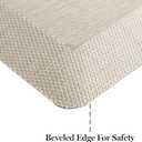 MARTHA STEWART Mira Modern Heathered Anti-Fatigue Air-Infused Kitchen Mat, Beige, 19.6"x39"