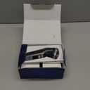 Philips Norelco Shaver 3900 Series, Wet and Dry Electric Shaver, P-Cap, Travel Pouch, Charging Stand, Storm Blue, Model S3341/92 (Silver New)