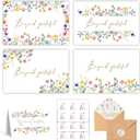 4 x Yopyame Wildflower Thank You Cards - 52PCS Wildflower Beyond Grateful Thank You Cards With Envelopes And Stickers Floral Thank You Notes With Envelopes Greeting Cards For Wedding Baby Shower