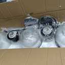 Progress Lighting Archie 3-Light Bath Vanity Light, Polished Chrome
Vintage-inspired vanity light with double-prismatic glass for bathroom mirrors (26.3" x 8.8"), P2992-15