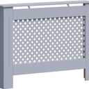 vidaXL Radiator Cover Anthracite 44.1"x7.5"x32.1" MDF, 112 x 19 x 81.5 cm/1x