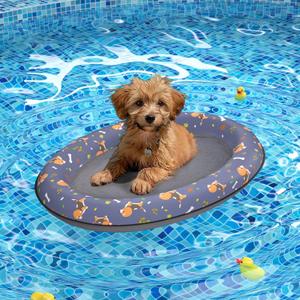 Pet Soft Dog Float Raft - Inflatable Dog Swimming Float for Summer (Small, Dog)