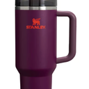 STANLEY Quencher H2.0 Tumbler with Handle and Straw 40 oz | Flowstate 3Position Lid | Cup Holder Compatible for Travel | Insulated Stainless Steel Cup | BPAFree | Plum