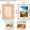 7x9 inch Picture Frames, Display Pictures 5x7 Inch with Mat or 7x9 without Mat, with High Clear Acrylic, Photo Frame for Landscape or Portrait Orientation, Wall-Mount & Tabletop