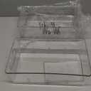 ClearSpace Plastic Pantry Organization and Storage Bins with Removable Dividers  Perfect Kitchen Organization or Kitchen Storage  Refrigerator Organizer Bins, Cabinet Organizers (2 Pack)