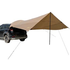 Tailgate Tent,Tailgate Awning, Car Awning Sun Shelter Waterproof 3000MM UPF 50+, for Outdoor Camping, SUV, Truck Van Camper Trailer, 13.33'x16'