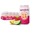 Spindrift Strawberry Lemonade Can 12 Ounce (Pack of 24) BBD: 04/30/2026