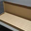 3 Panel Short Panel Divider Screen,3.95 FT Tall Bamboo Room Divider Folding Privacy Screen,Short Panel Divider Freestanding Room Divider for Room Seperation, Beige