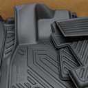 LASFIT Floor Mats & Backrest Mats & Cargo Mat for Kia Carnival 2026 2025 2024 2023 2022 (Only Fit Gas & 8 Seats), All Weather TPE Custom Fit Floor Liners Full Set Car Mats Trunk Mat Accessoires, Black