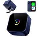 2026 Wireless CarPlay Adapter for iPhone& Android, 2-in-1 Plug and Play Converts Wired to Wireless CarPlay Android Auto, Fast Auto-Connect, Zero Latency, Car Multichannel Amplifiers Blue