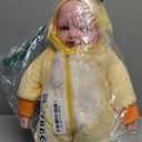BABESIDE Lightweight Baby Doll Set  15" Realistic Soft Doll for Girls, Easy to Carry & Hug  Pretend Play & Gift (Yellow)