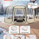 VEVOR Pop up Sports Tent, Clear Bubble Tent for 1-6 Person, Waterproof Outdoor Pod with Floor Mat & Top Cover, Garden Igloo Dome Tents Camping Shelter for Sports Watching | 12'L x 11.1'W x 7.2'H