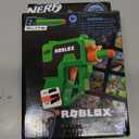 Nerf Roblox Phantom Forces: Boxy Buster Dart Blaster, Pull-Down Priming Handle, 2 Elite Darts, Code to Unlock in-Game Virtual Item