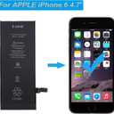 Li-Polymer New Replacement Battery 616-0805 Compatible with iPhone 6 A1549 A1586 A1589 616-0806 616-0809 3.82V